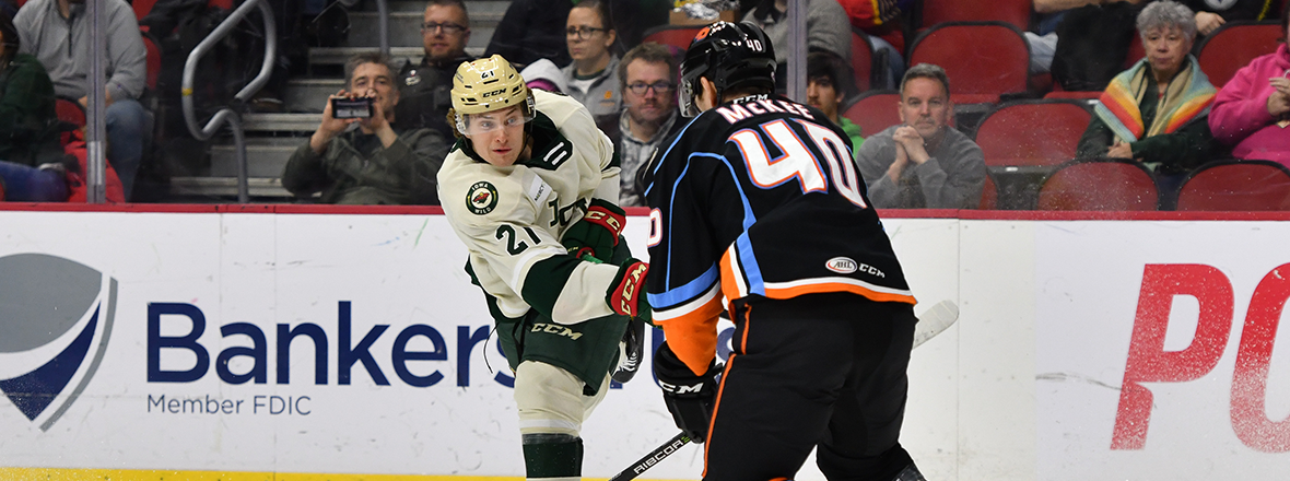 CHAFFEE NETS NATURAL HAT TRICK, WILD WIN 6-1