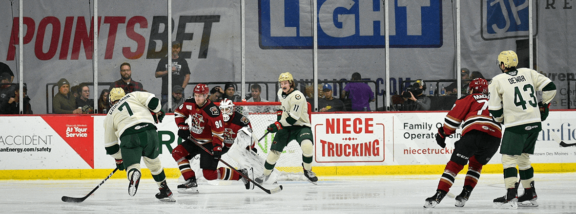 WILD DROP SUNDAY MATINEE TO TUCSON, 2-1