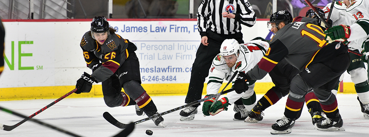 WILD FALL TO WOLVES, 2-1