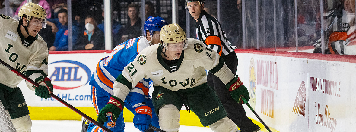 WILD RALLY LATE, DEFEAT GULLS 2-1 IN OVERTIME