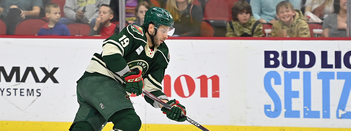 MINNESOTA WILD RECALLS FORWARD JOSEPH CRAMAROSSA FROM IOWA | Iowa Wild