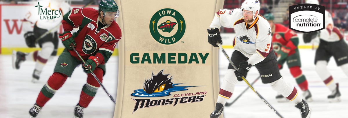 GAME PREVIEW – IOWA WILD AT CLEVELAND MONSTERS 1.25.18