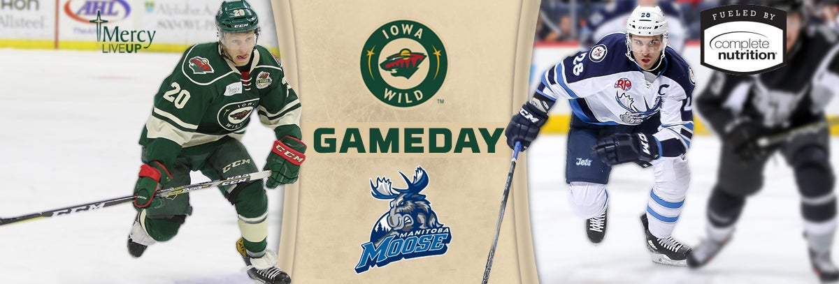 GAME PREVIEW – IOWA WILD VS. MANITOBA MOOSE 1.6.18