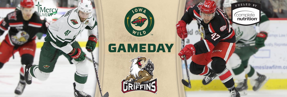 GAME PREVIEW – IOWA WILD VS. GRAND RAPIDS GRIFFINS 3.23.18