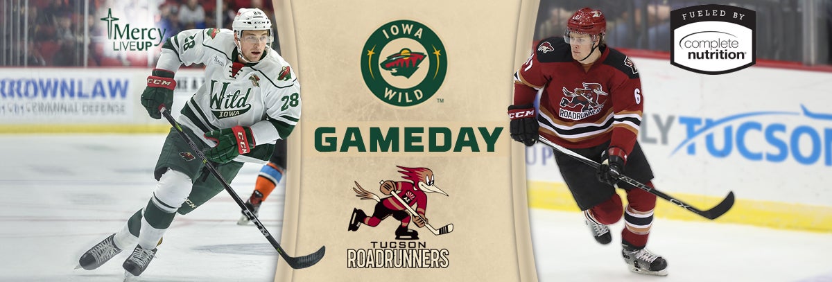 GAME PREVIEW – IOWA WILD VS. TUCSON ROADRUNNERS 3.30.18