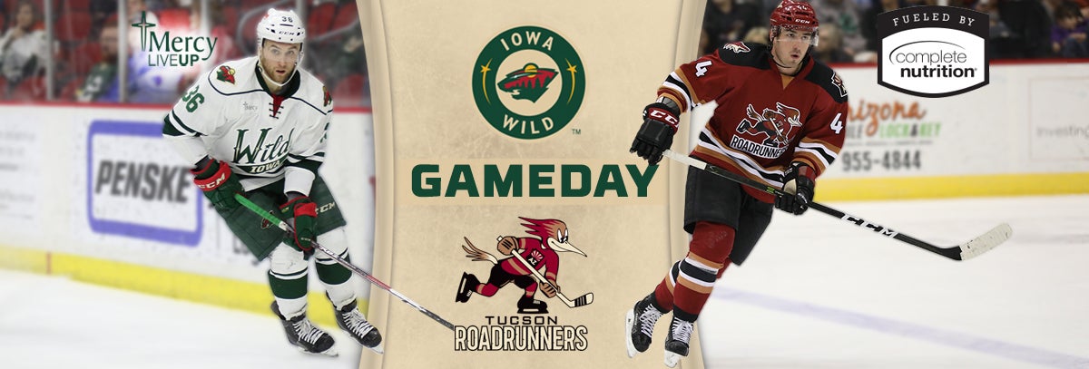 GAME PREVIEW – IOWA WILD VS. TUCSON ROADRUNNERS 3.31.18