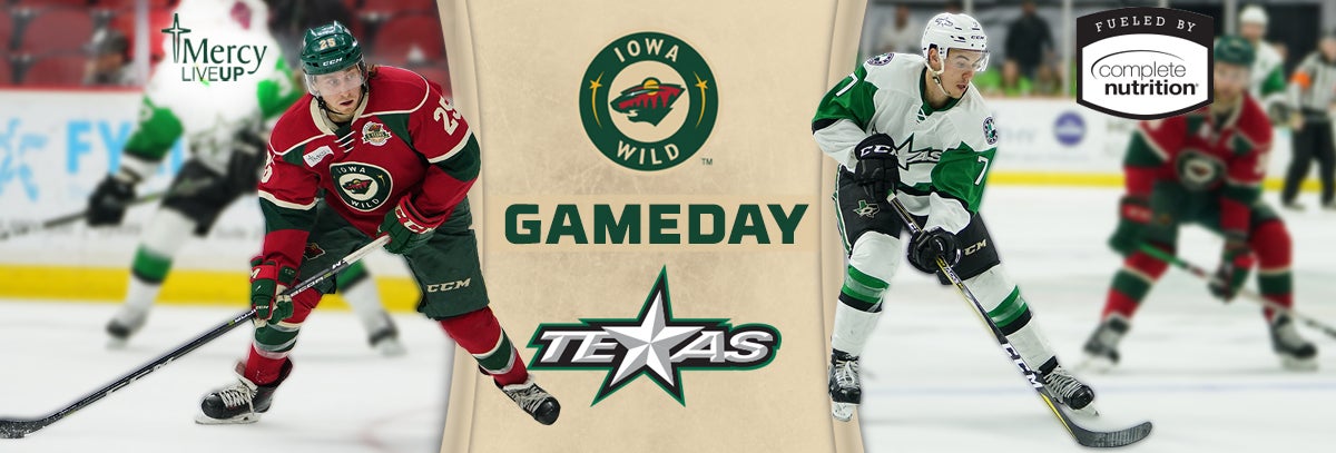 GAME PREVIEW – IOWA WILD AT TEXAS STARS 3.7.18