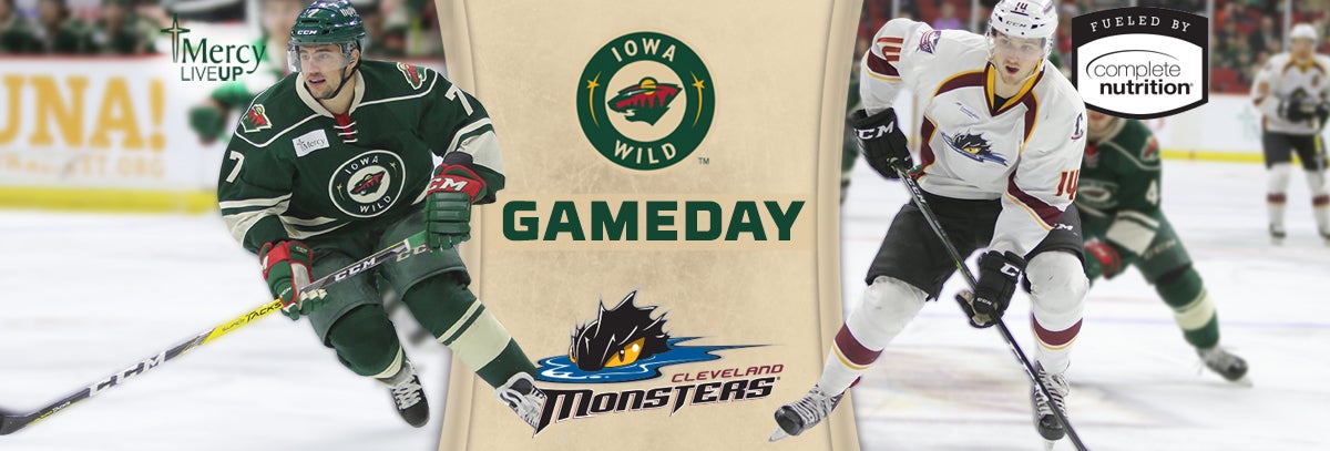 GAME PREVIEW – IOWA WILD VS. CLEVELAND MONSTERS 4.3.18