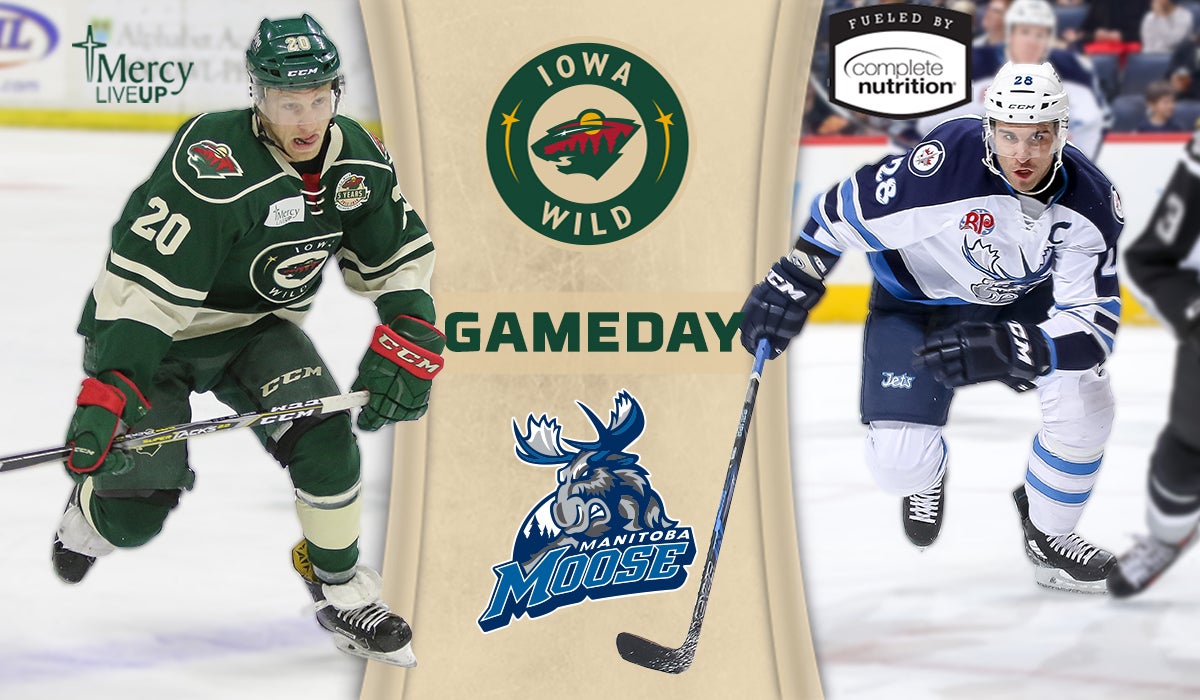 GAME PREVIEW – IOWA WILD VS. MANITOBA MOOSE 1.6.18