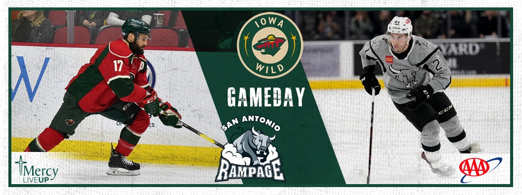 GAME PREVIEW – IOWA WILD VS. SAN ANTONIO RAMPAGE