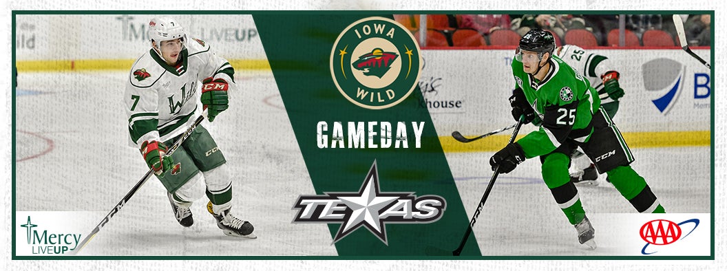 GAME PREVIEW – IOWA WILD VS. TEXAS STARS 10.20.18