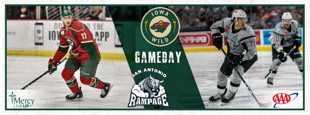 GAME PREVIEW – IOWA WILD VS. SAN ANTONIO RAMPAGE