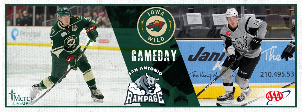 GAME PREVIEW – IOWA WILD VS. SAN ANTONIO RAMPAGE