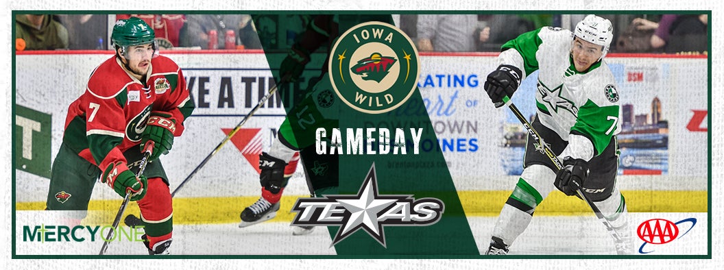 GAME PREVIEW – IOWA WILD VS. TEXAS STARS