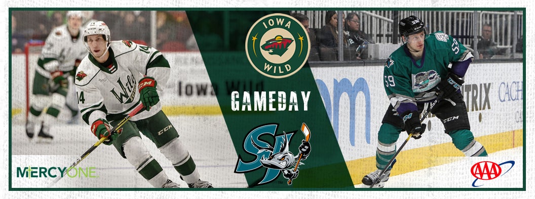 GAME PREVIEW – IOWA WILD VS. SAN JOSE BARRACUDA