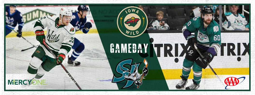 GAME PREVIEW – IOWA WILD VS. SAN JOSE BARRACUDA