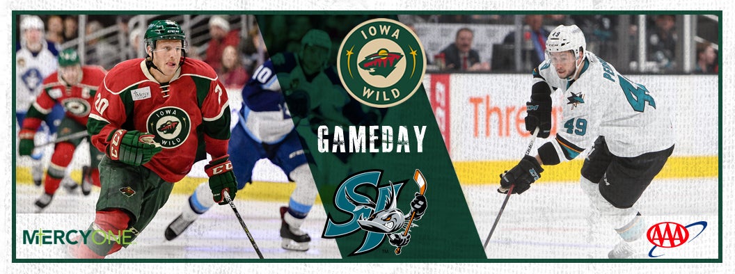 GAME PREVIEW – IOWA WILD VS. SAN JOSE BARRACUDA