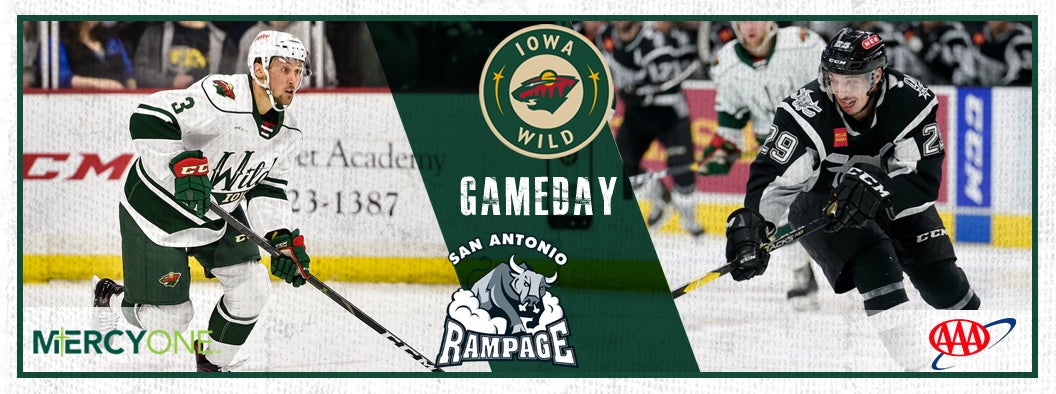 GAME PREVIEW – IOWA WILD VS. SAN ANTONIO RAMPAGE