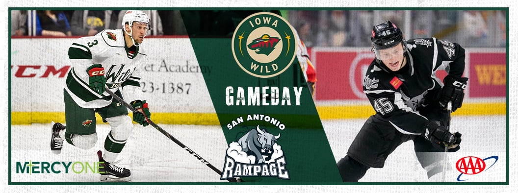 GAME PREVIEW – IOWA WILD VS. SAN ANTONIO RAMPAGE