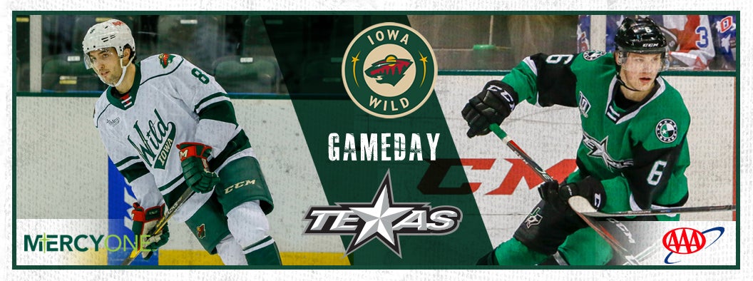 GAME PREVIEW – IOWA WILD VS. TEXAS STARS