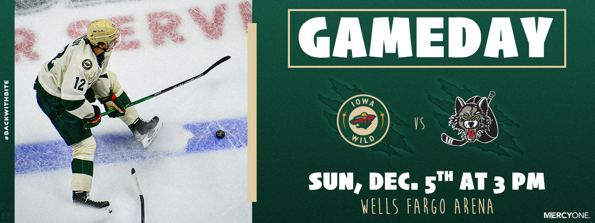GAMEDAY PREVIEW - IOWA WILD VS CHICAGO WOLVES