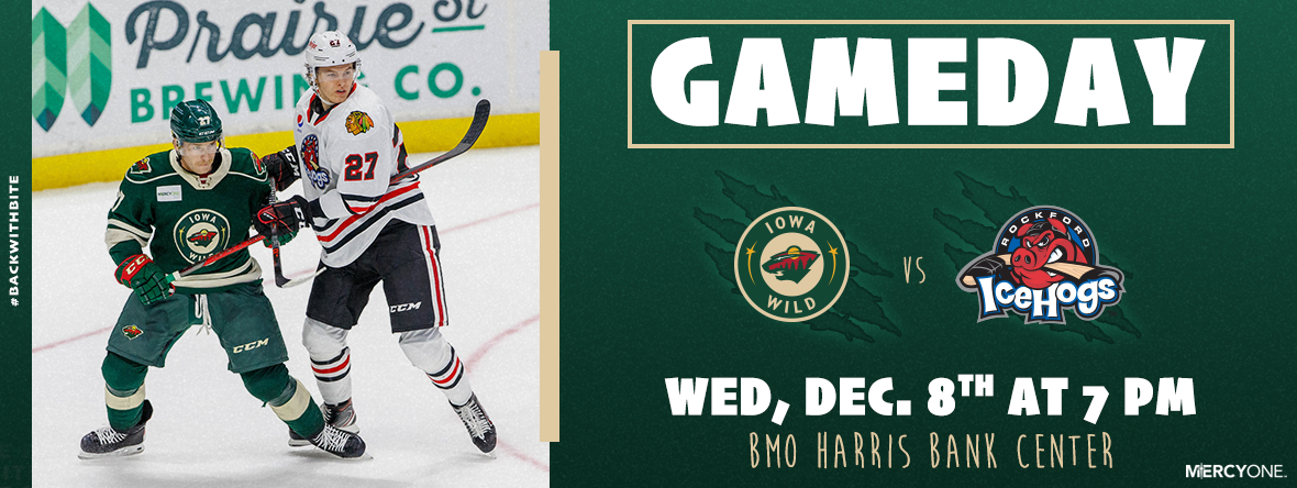 GAMEDAY PREVIEW - IOWA WILD AT ROCKFORD ICEHOGS