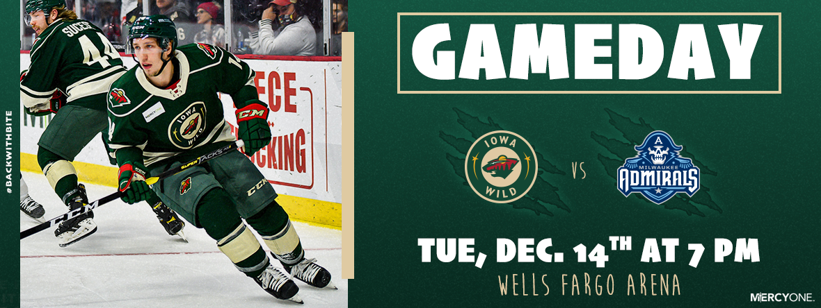 GAMEDAY PREVIEW - IOWA WILD VS MILWAUKEE ADMIRALS