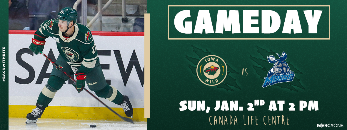 GAMEDAY PREVIEW - IOWA WILD AT MANITOBA MOOSE