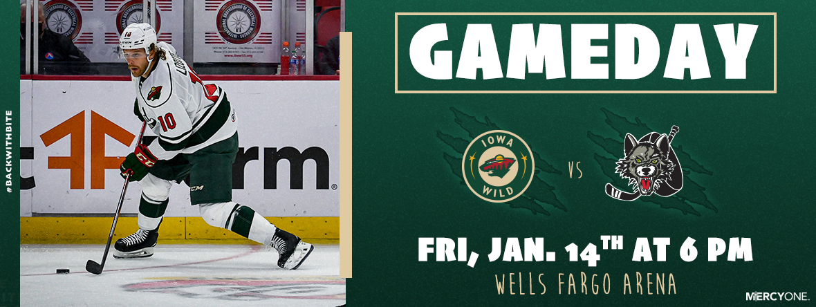 GAMEDAY PREVIEW - IOWA WILD VS CHICAGO WOLVES