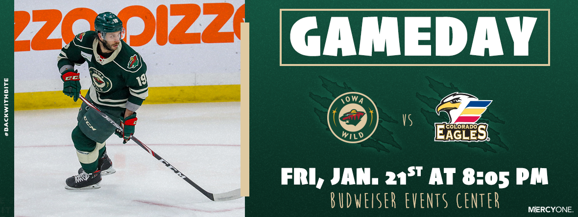 GAMEDAY PREVIEW - IOWA WILD AT COLORADO EAGLES