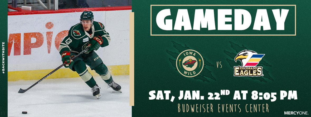 GAMEDAY PREVIEW - IOWA WILD AT COLORADO EAGLES