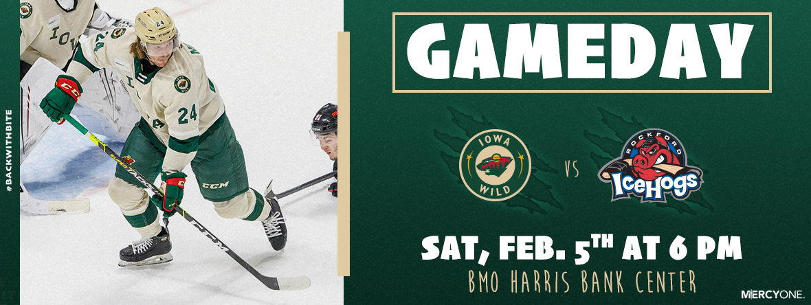 GAMEDAY PREVIEW - IOWA WILD AT ROCKFORD ICEHOGS