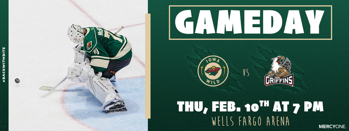 GAMEDAY PREVIEW - IOWA WILD VS GRAND RAPIDS GRIFFINS