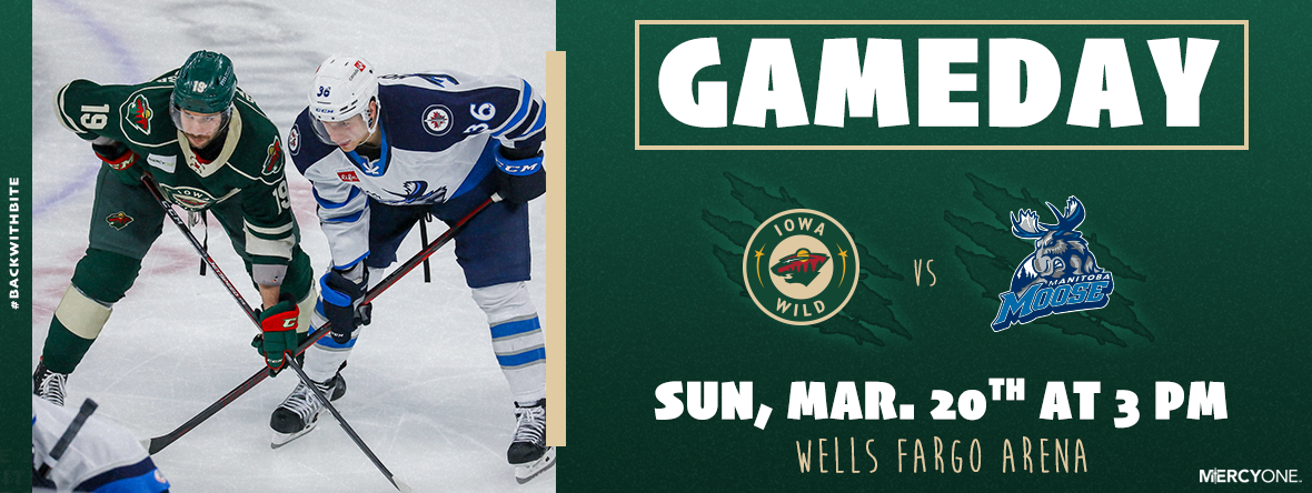 GAMEDAY PREVIEW - IOWA WILD VS MANITOBA MOOSE