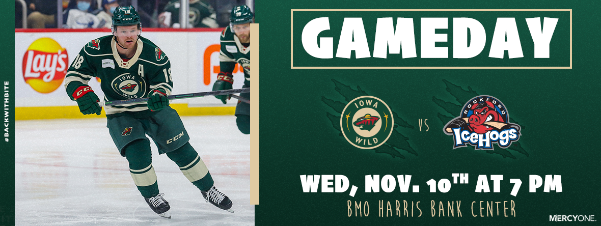 GAMEDAY PREVIEW - IOWA WILD AT ROCKFORD ICEHOGS