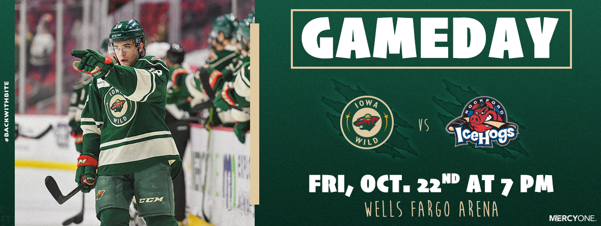 GAMEDAY PREVIEW - IOWA WILD VS ROCKFORD ICEHOGS