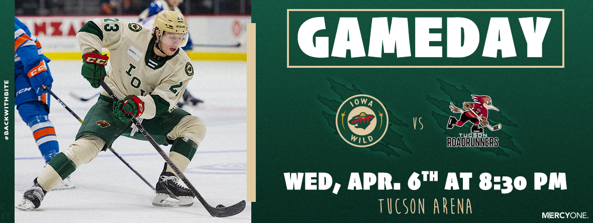 GAMEDAY PREVIEW - IOWA WILD AT TUCSON ROADRUNNERS