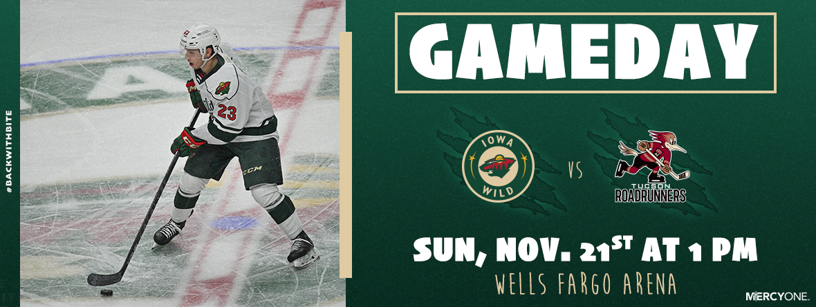 GAMEDAY PREVIEW - IOWA WILD VS TUCSON ROADRUNNERS