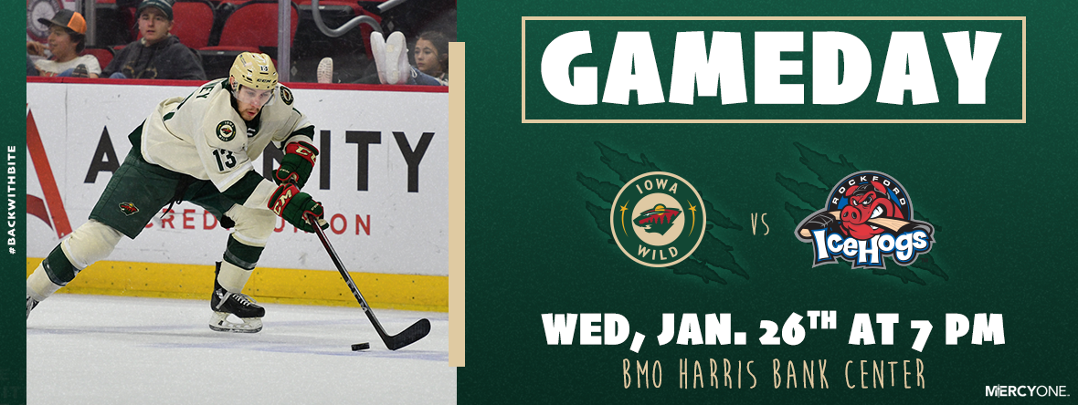 GAMEDAY PREVIEW - IOWA WILD AT ROCKFORD ICEHOGS