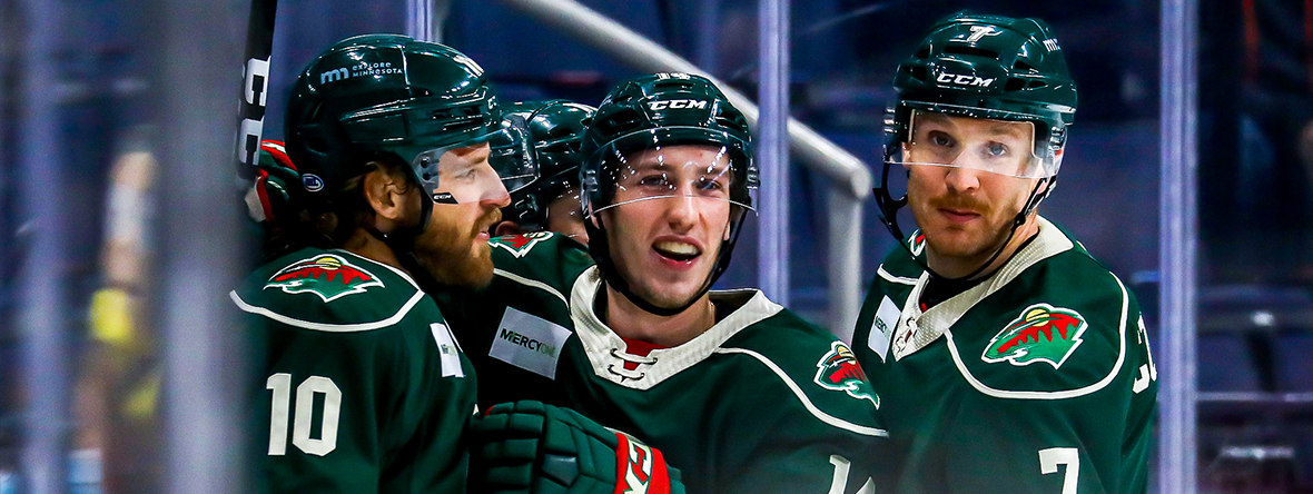 WILD BOUNCE BACK, CRAMAROSSA NETS TWO IN 4-1 VICTORY OVER MOOSE