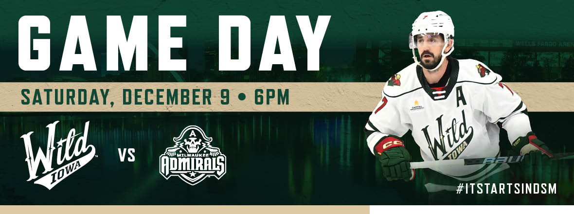 GAME PREVIEW: IOWA WILD VS. MILWAUKEE ADMIRALS