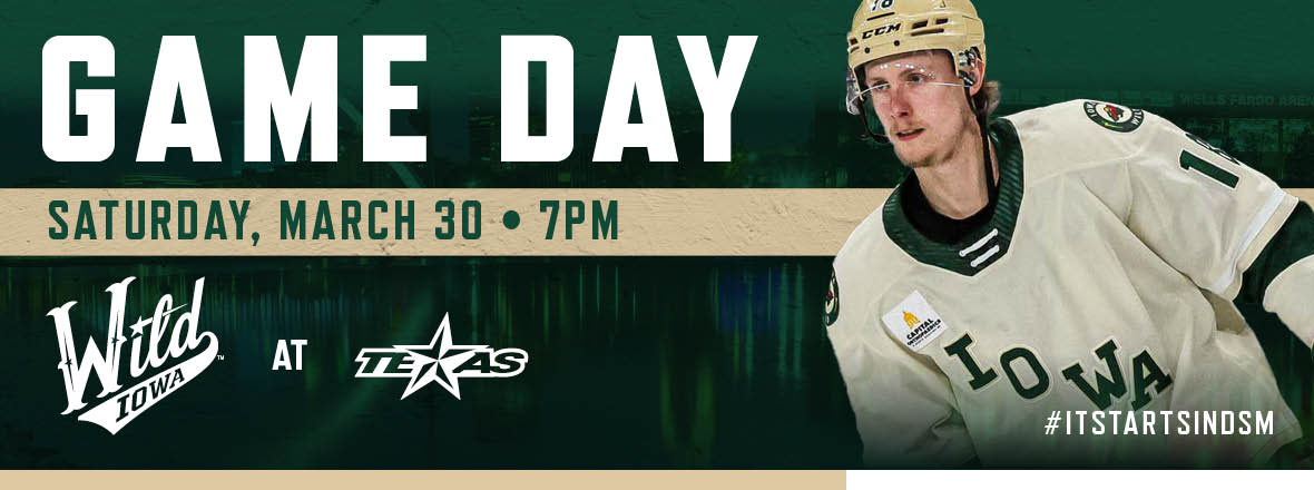 GAME PREVIEW: IOWA WILD AT TEXAS STARS