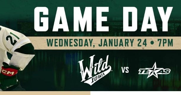 GAME PREVIEW: IOWA WILD VS. TEXAS STARS | Iowa Wild