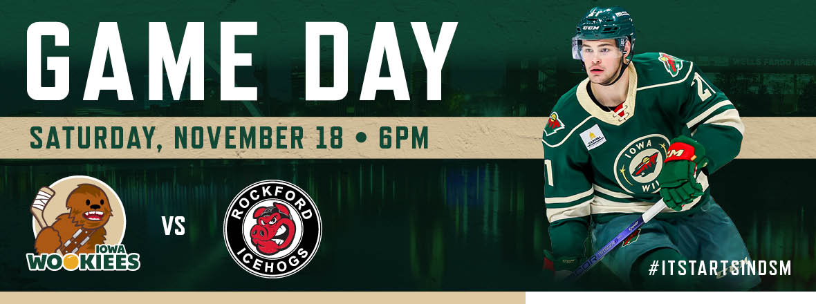 GAME PREVIEW: IOWA WILD VS. ROCKFORD ICEHOGS