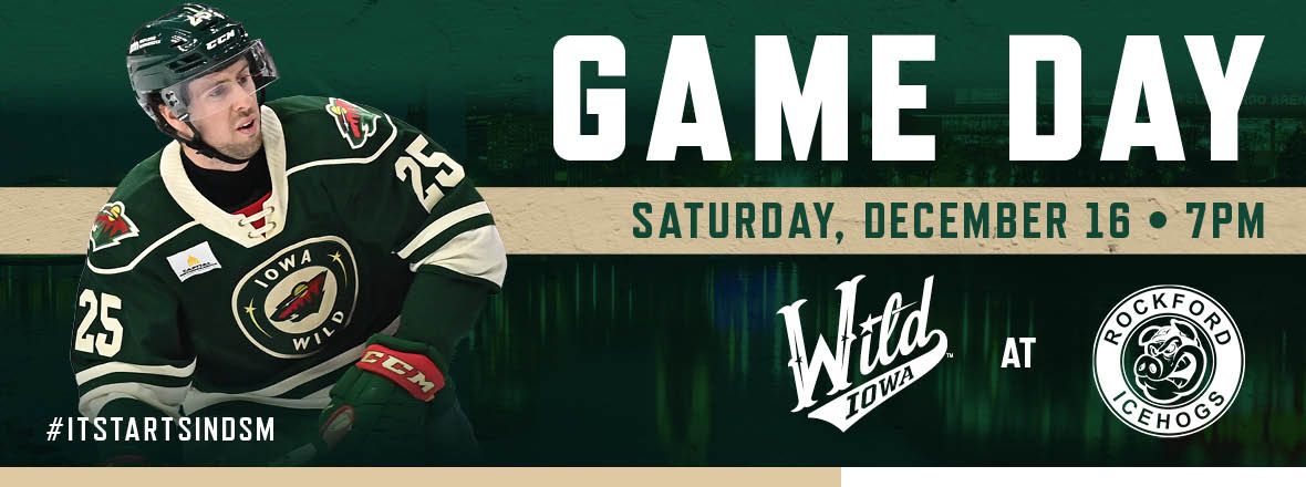 GAME PREVIEW: IOWA WILD AT ROCKFORD ICEHOGS