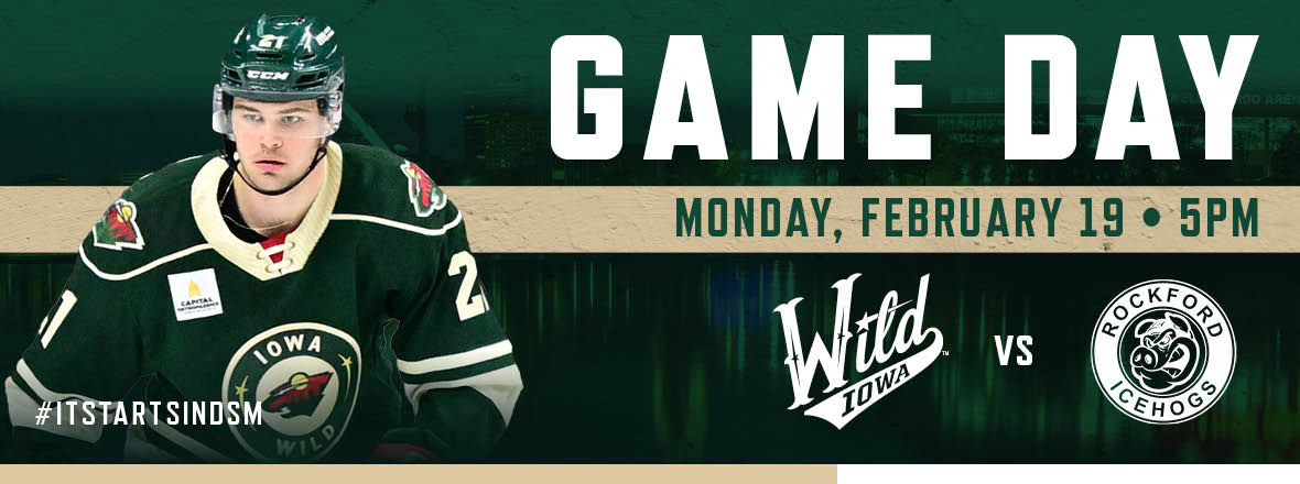 GAME PREVIEW: IOWA WILD VS. ROCKFORD ICEHOGS