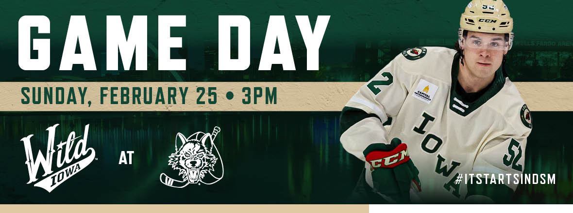 GAME PREVIEW: IOWA WILD AT CHICAGO WOLVES