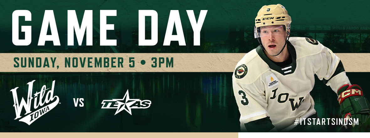 GAME PREVIEW: IOWA WILD VS. TEXAS STARS