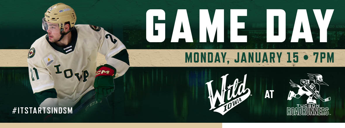 GAME PREVIEW: IOWA WILD AT TUCSON ROADRUNNERS
