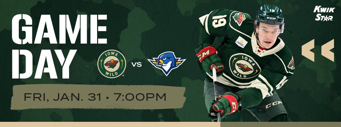 GAME PREVIEW: IOWA WILD VS. SPRINGFIELD THUNDERBIRDS 